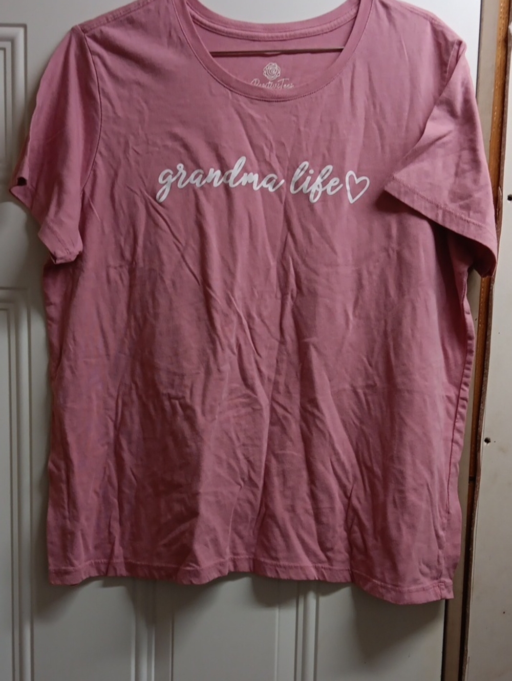 Grandma Life Short Sleeve Tee - Dusty Pink